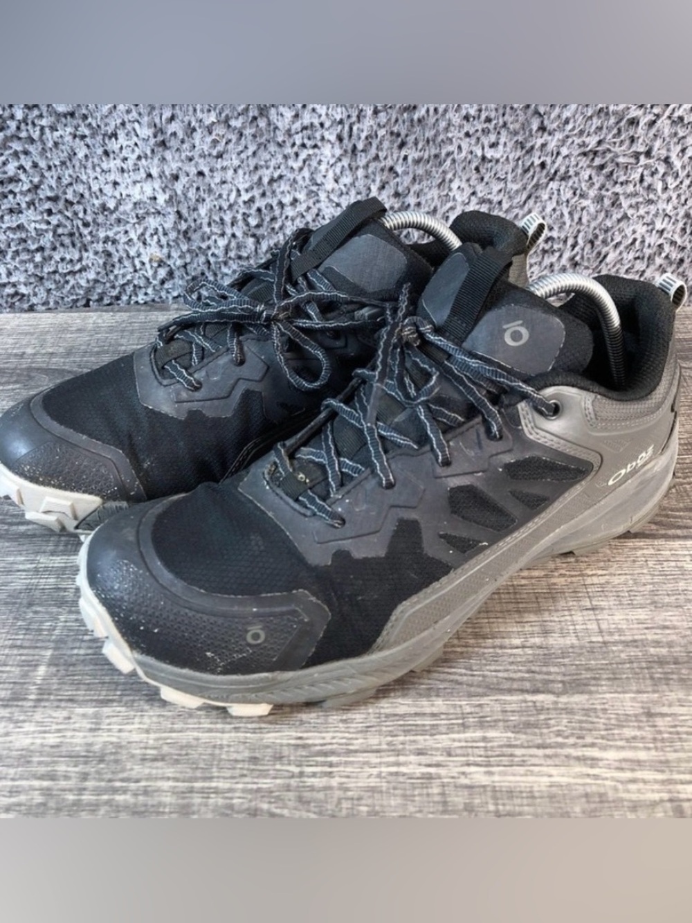 Oboz Men’s Katabatic Low B-Dry Black Sea Size 10.5
